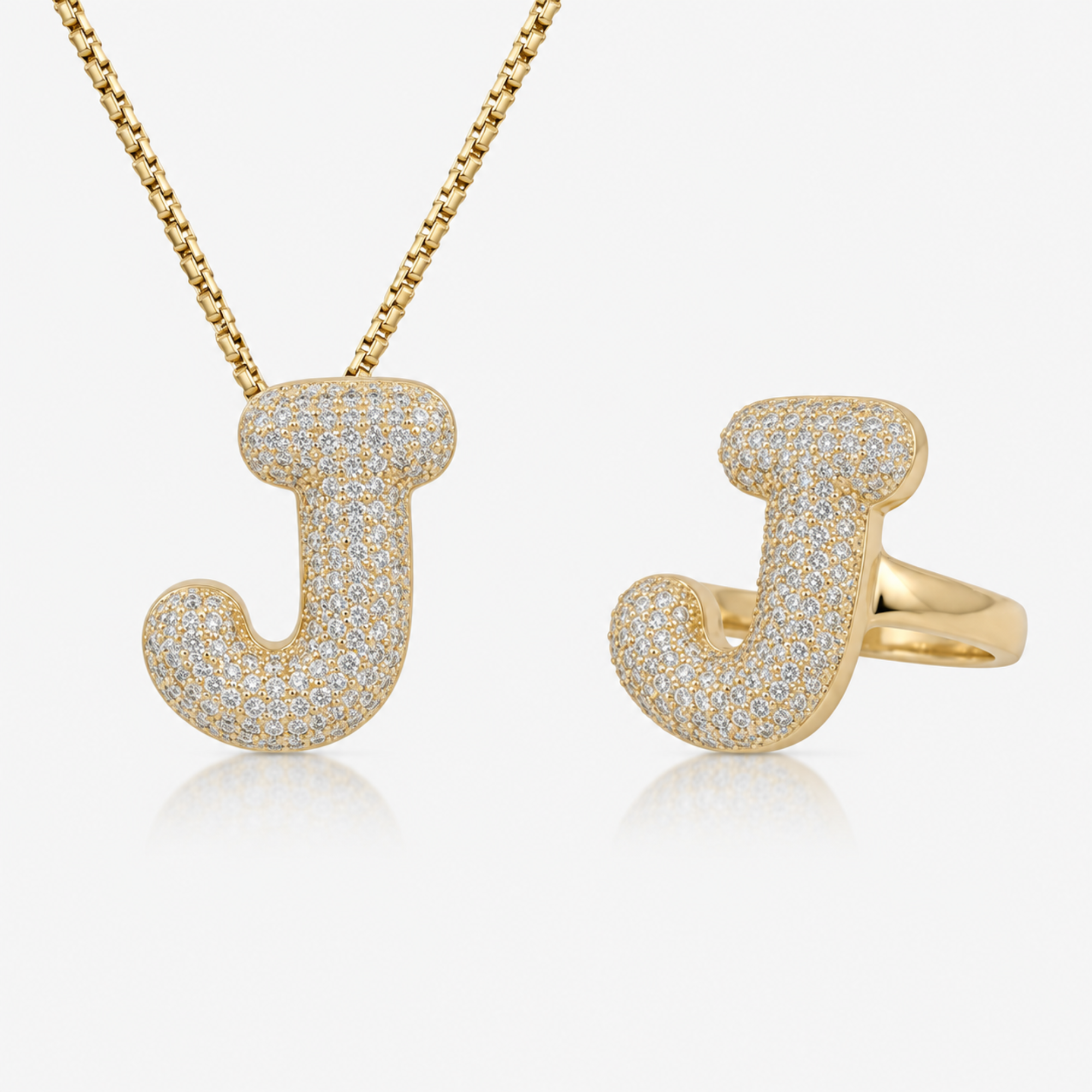Adore Me Ring & Necklace 2 Piece Bundle - EVRYJEWELS