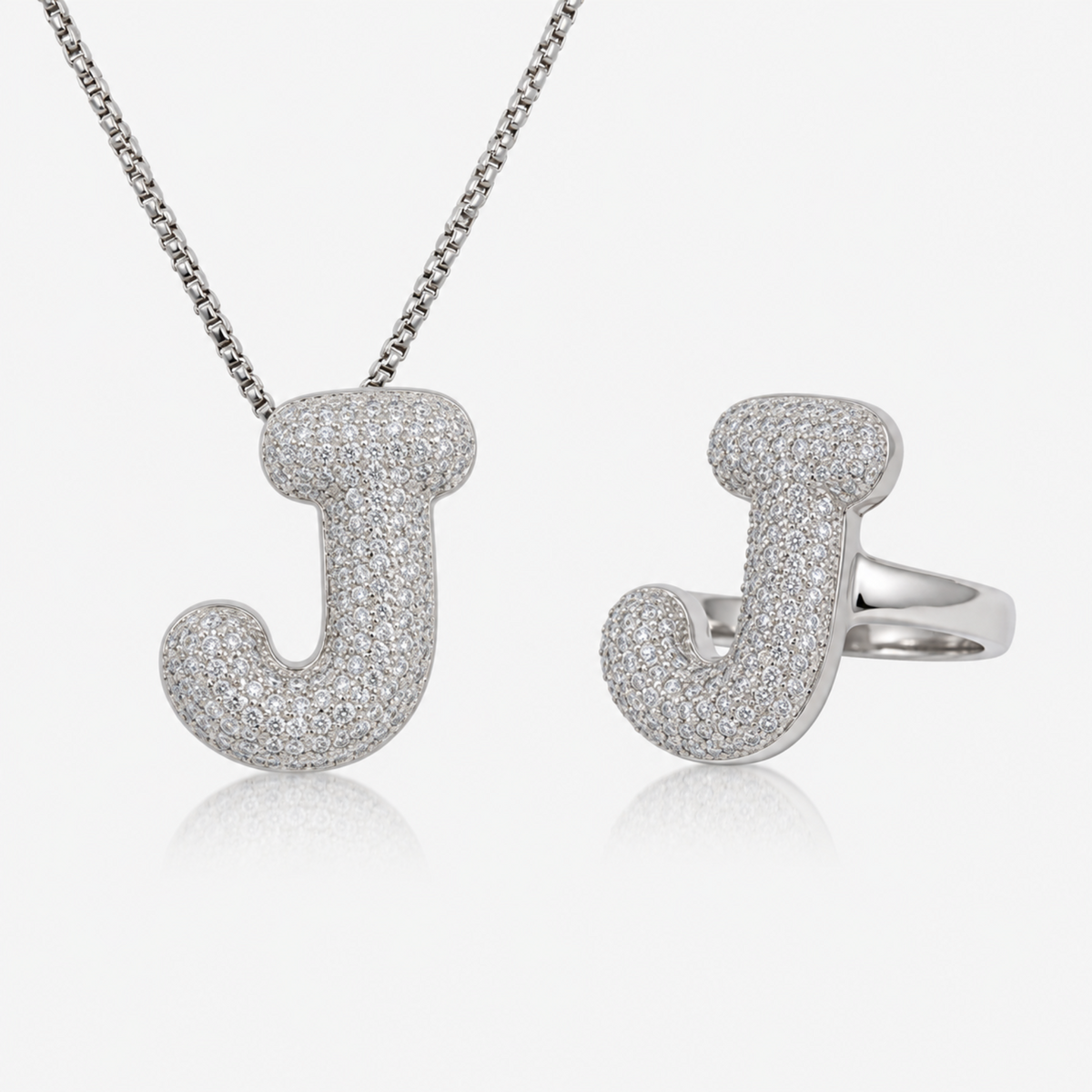 Adore Me Ring & Necklace 2 Piece Bundle - EVRYJEWELS
