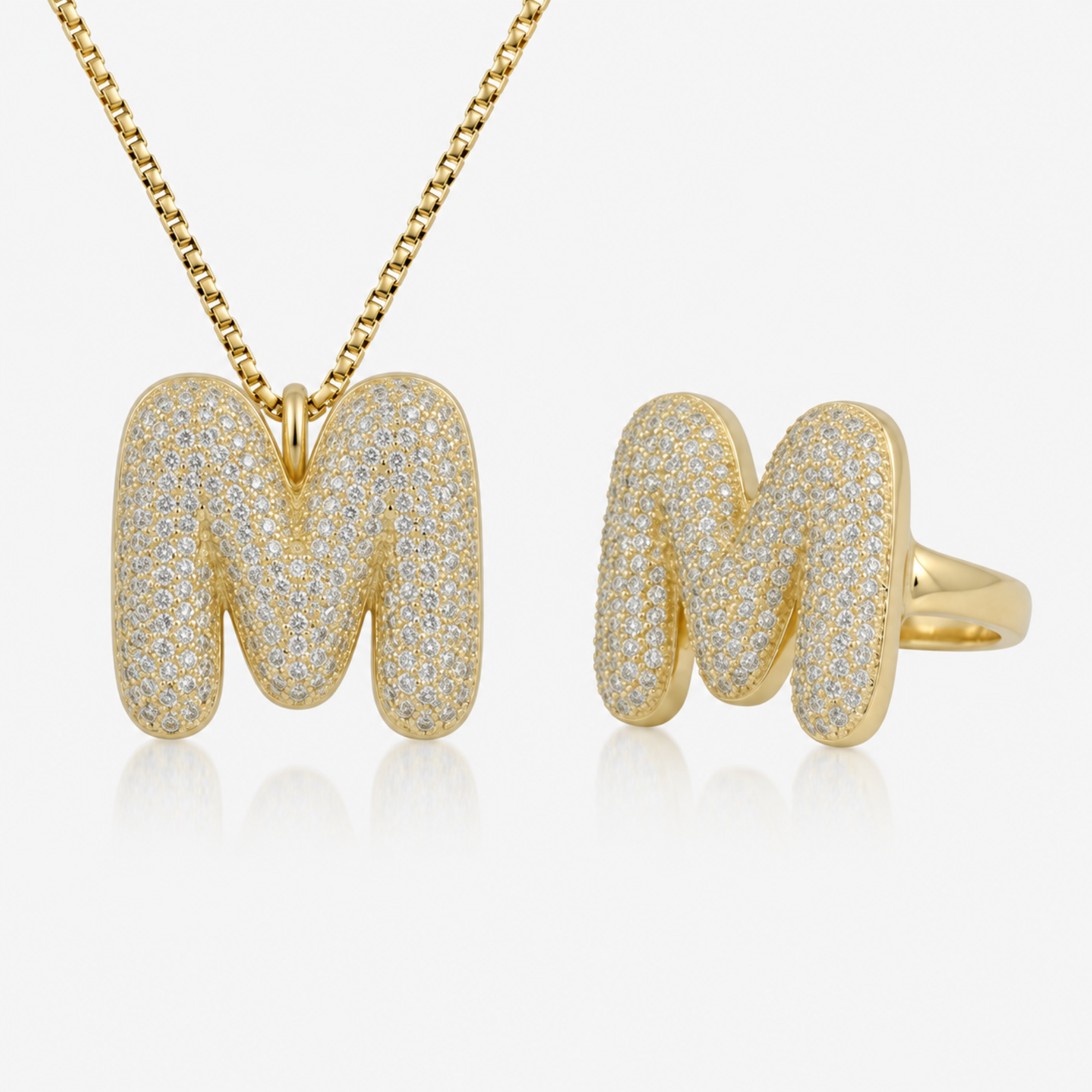 Adore Me Ring & Necklace 2 Piece Bundle - EVRYJEWELS