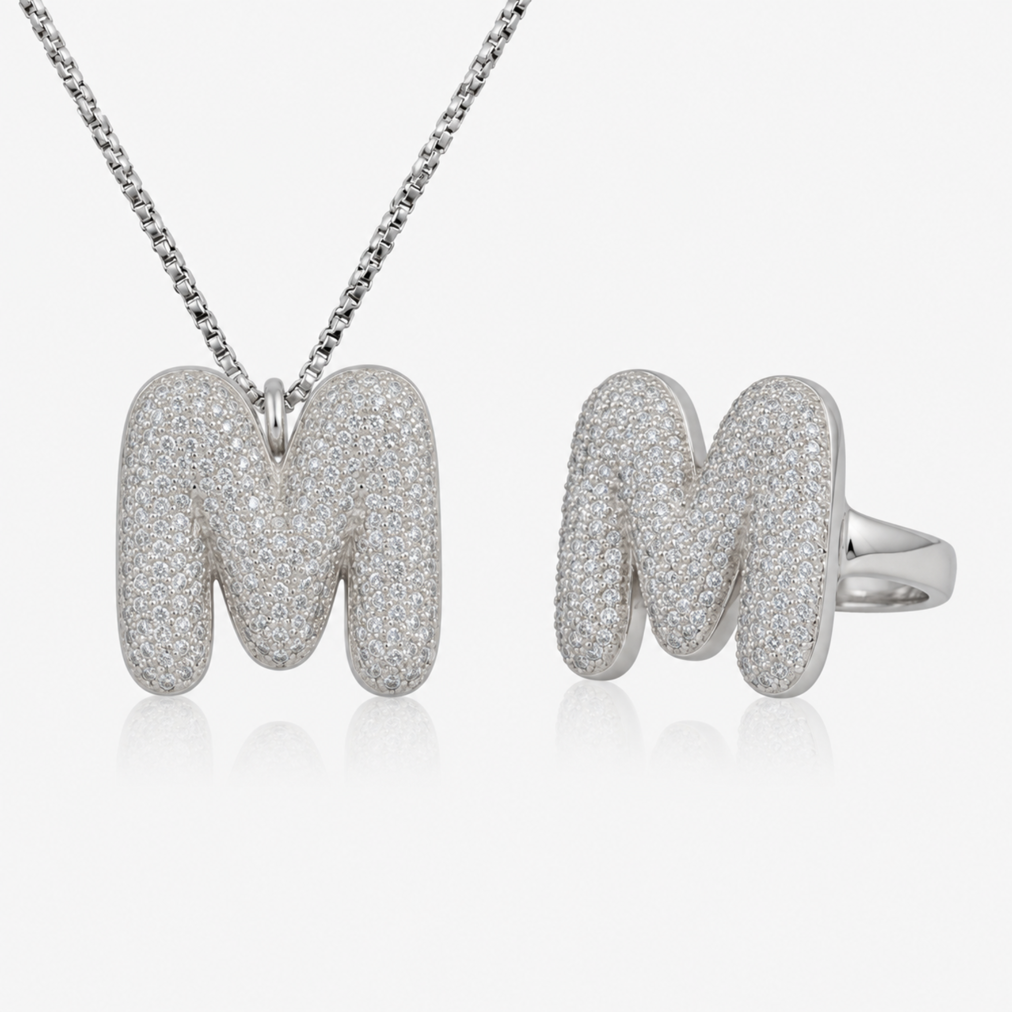 Adore Me Ring & Necklace 2 Piece Bundle - EVRYJEWELS