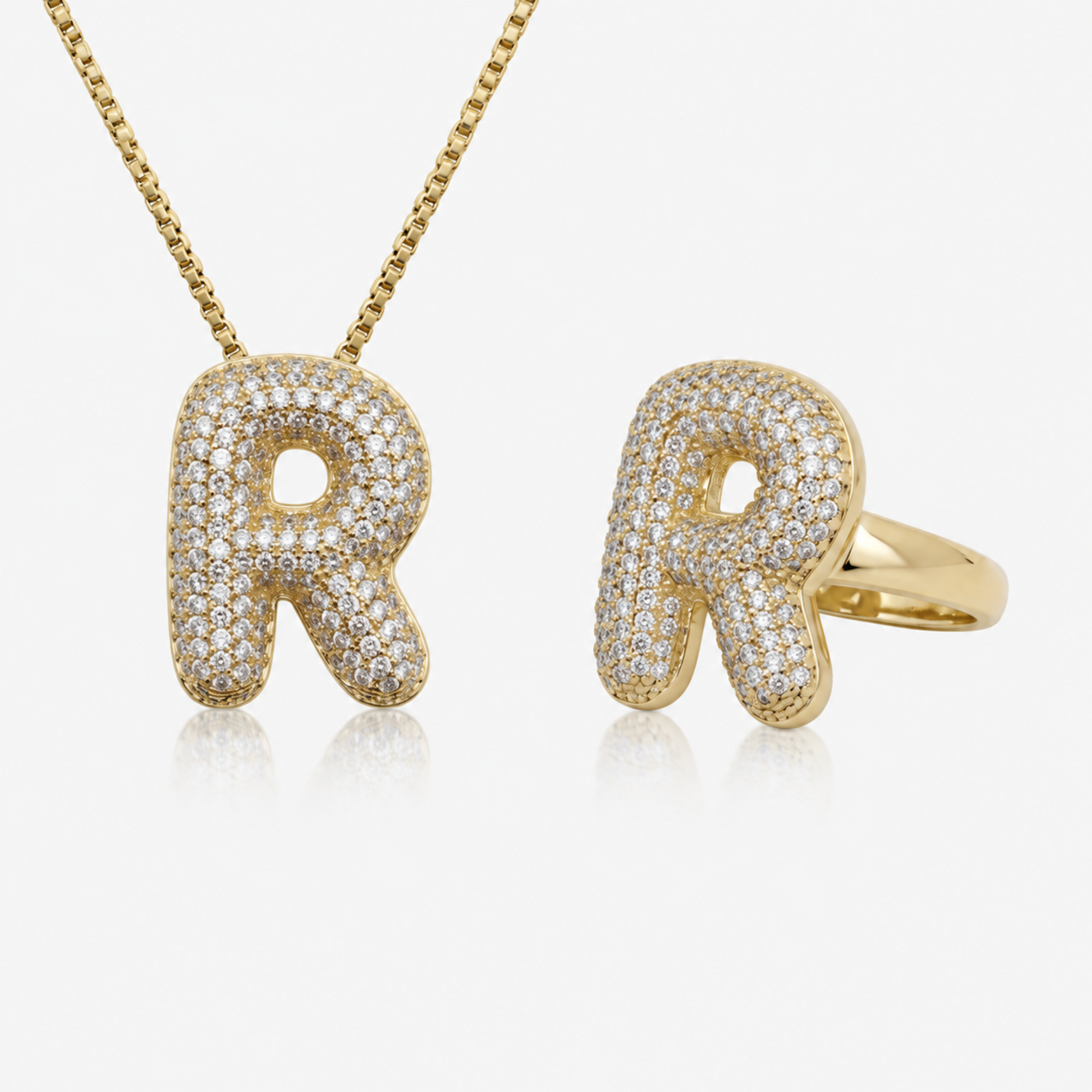 Adore Me Ring & Necklace 2 Piece Bundle - EVRYJEWELS