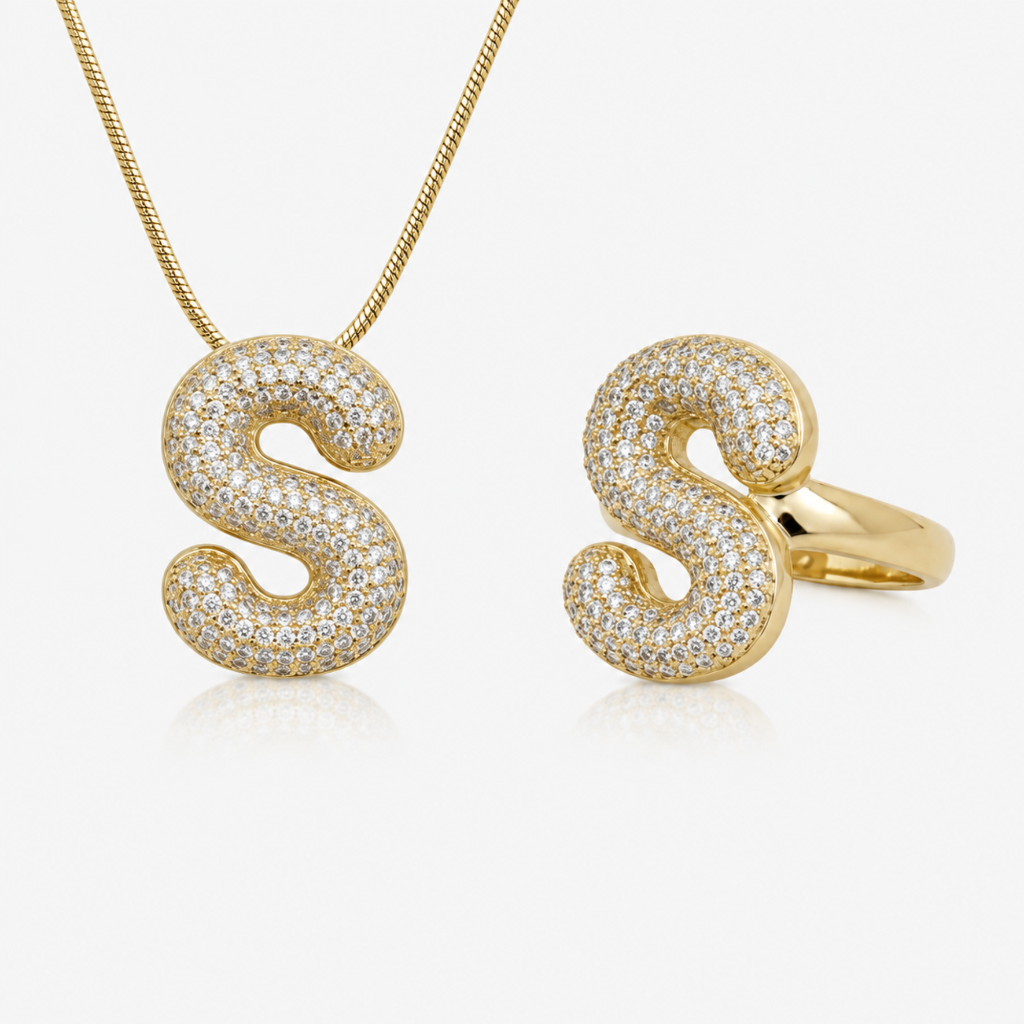 Adore Me Ring & Necklace 2 Piece Bundle - EVRYJEWELS