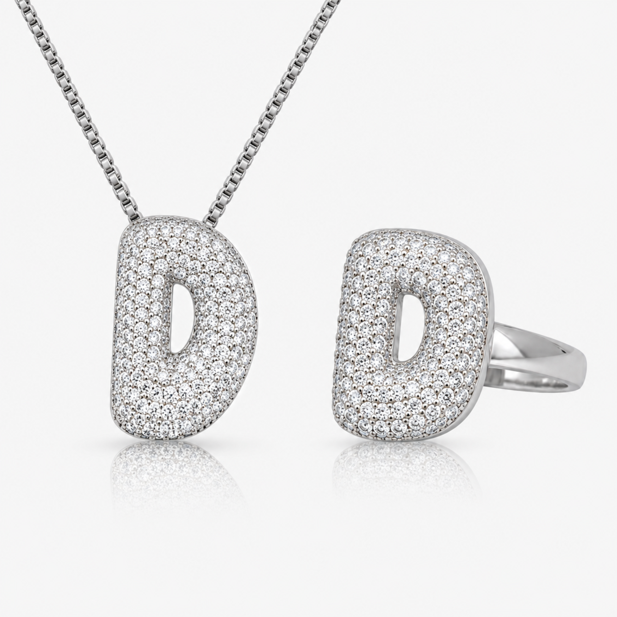 Adore Me Ring & Necklace 2 Piece Bundle - EVRYJEWELS