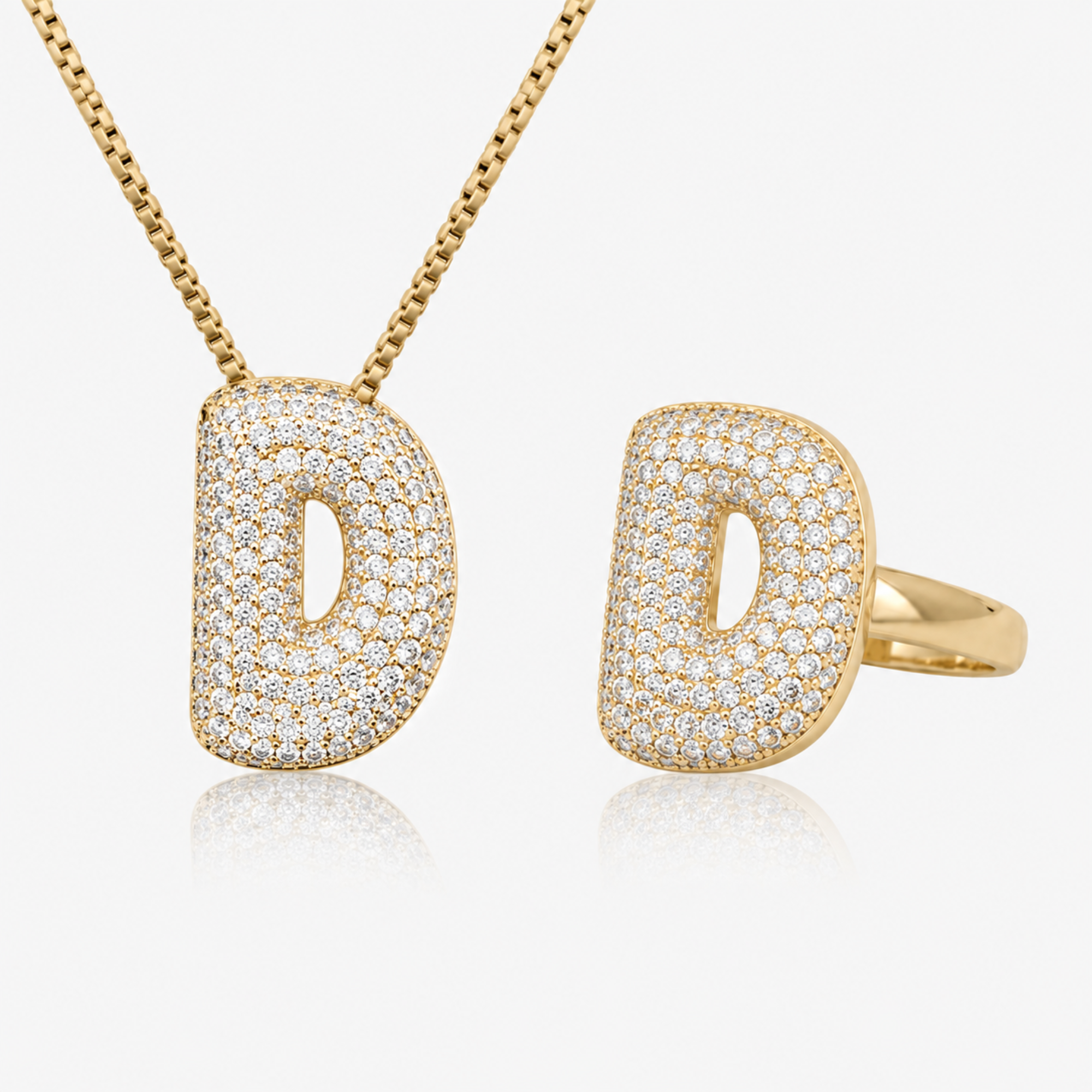 Adore Me Ring & Necklace 2 Piece Bundle - EVRYJEWELS