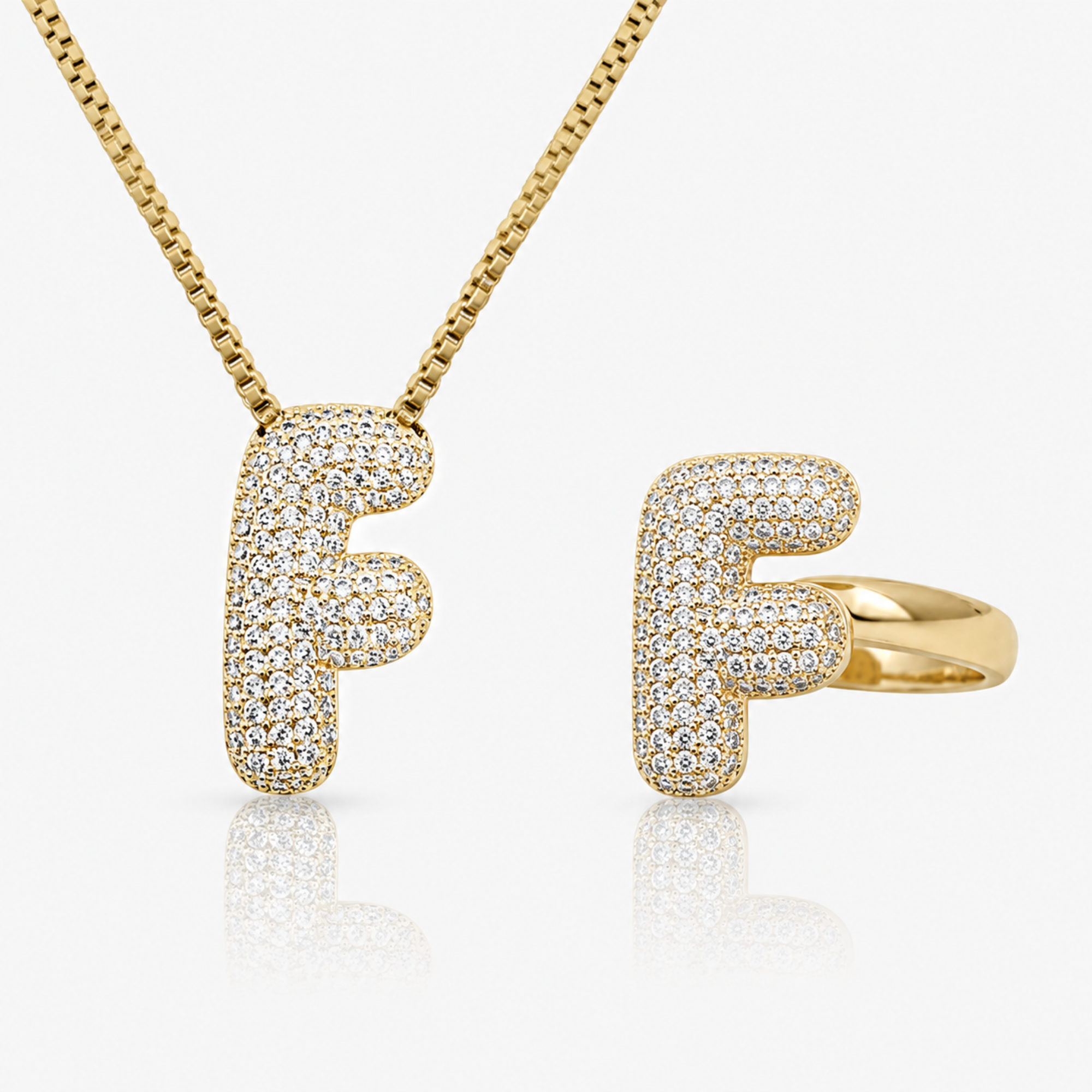 Adore Me Ring & Necklace 2 Piece Bundle - EVRYJEWELS
