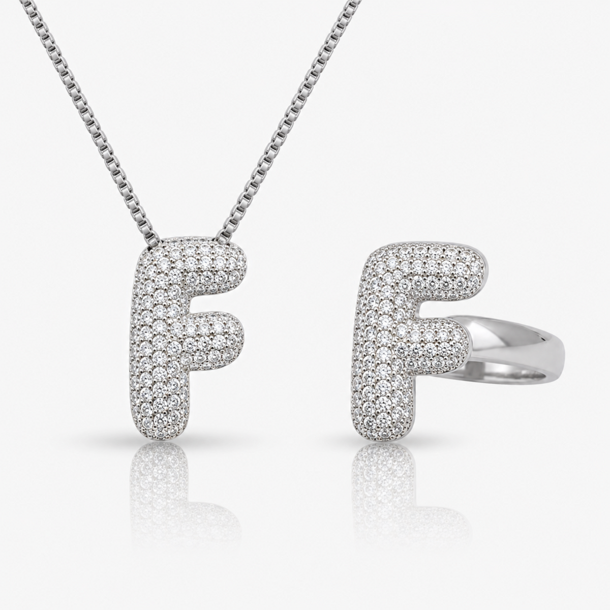 Adore Me Ring & Necklace 2 Piece Bundle - EVRYJEWELS