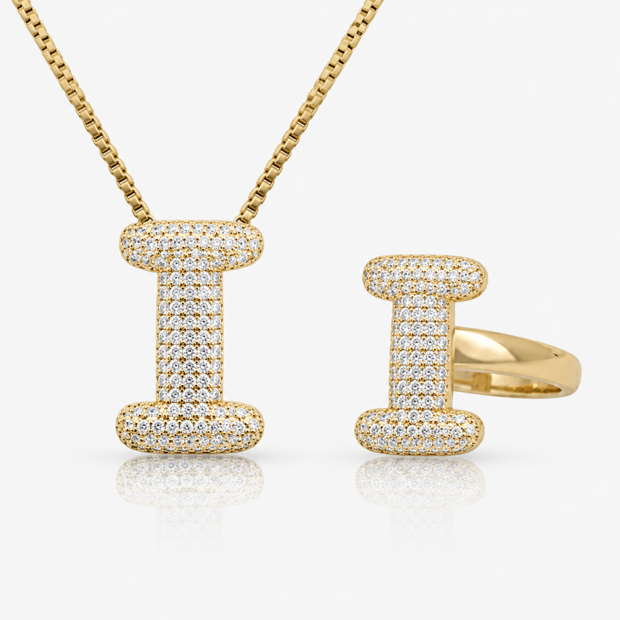 Adore Me Ring & Necklace 2 Piece Bundle - EVRYJEWELS