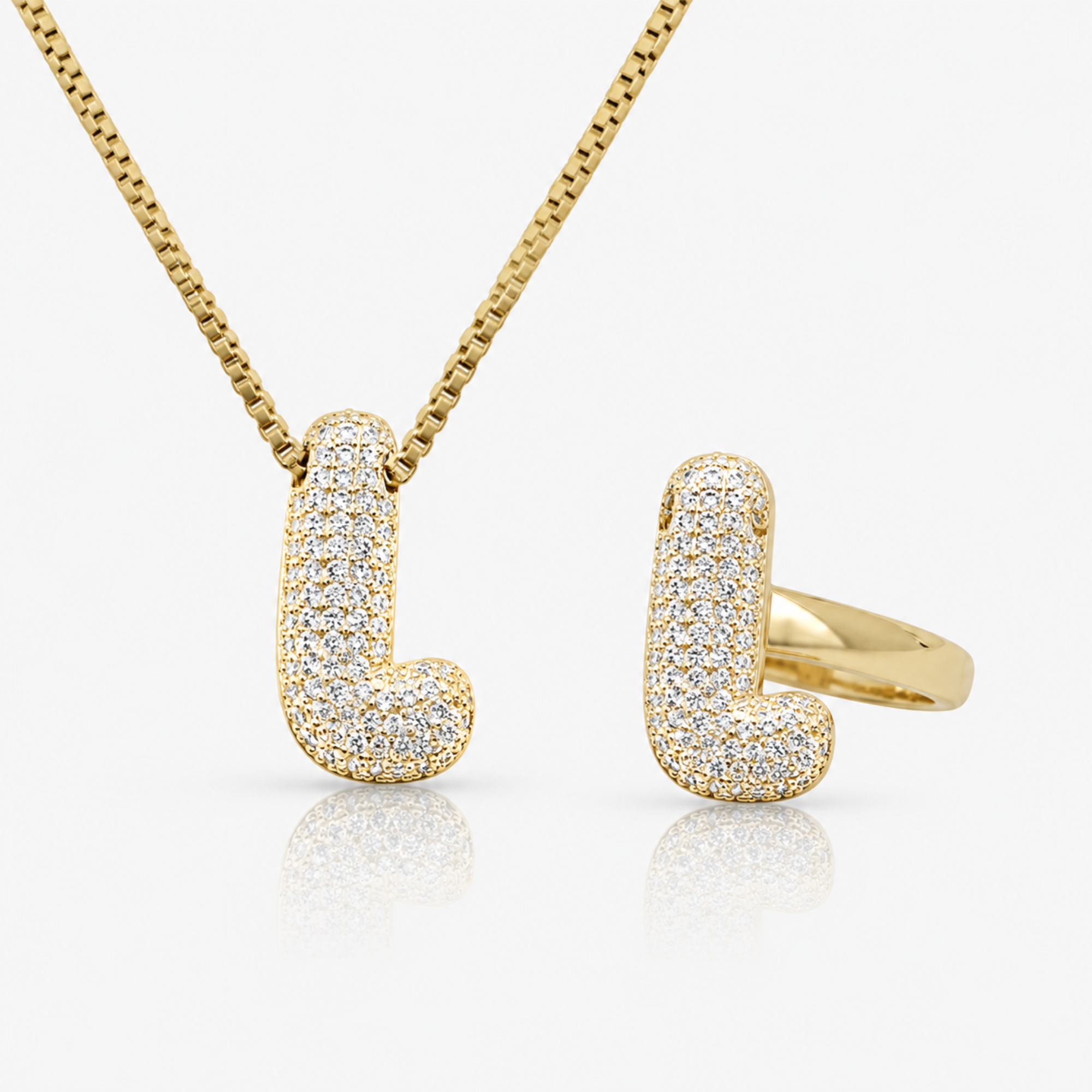 Adore Me Ring & Necklace 2 Piece Bundle - EVRYJEWELS