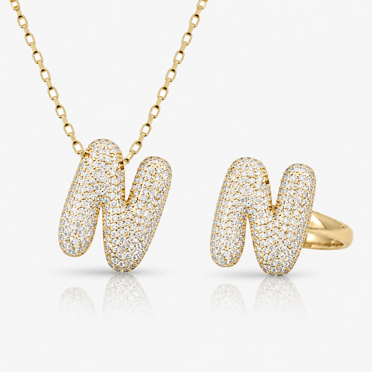 Adore Me Ring & Necklace 2 Piece Bundle - EVRYJEWELS