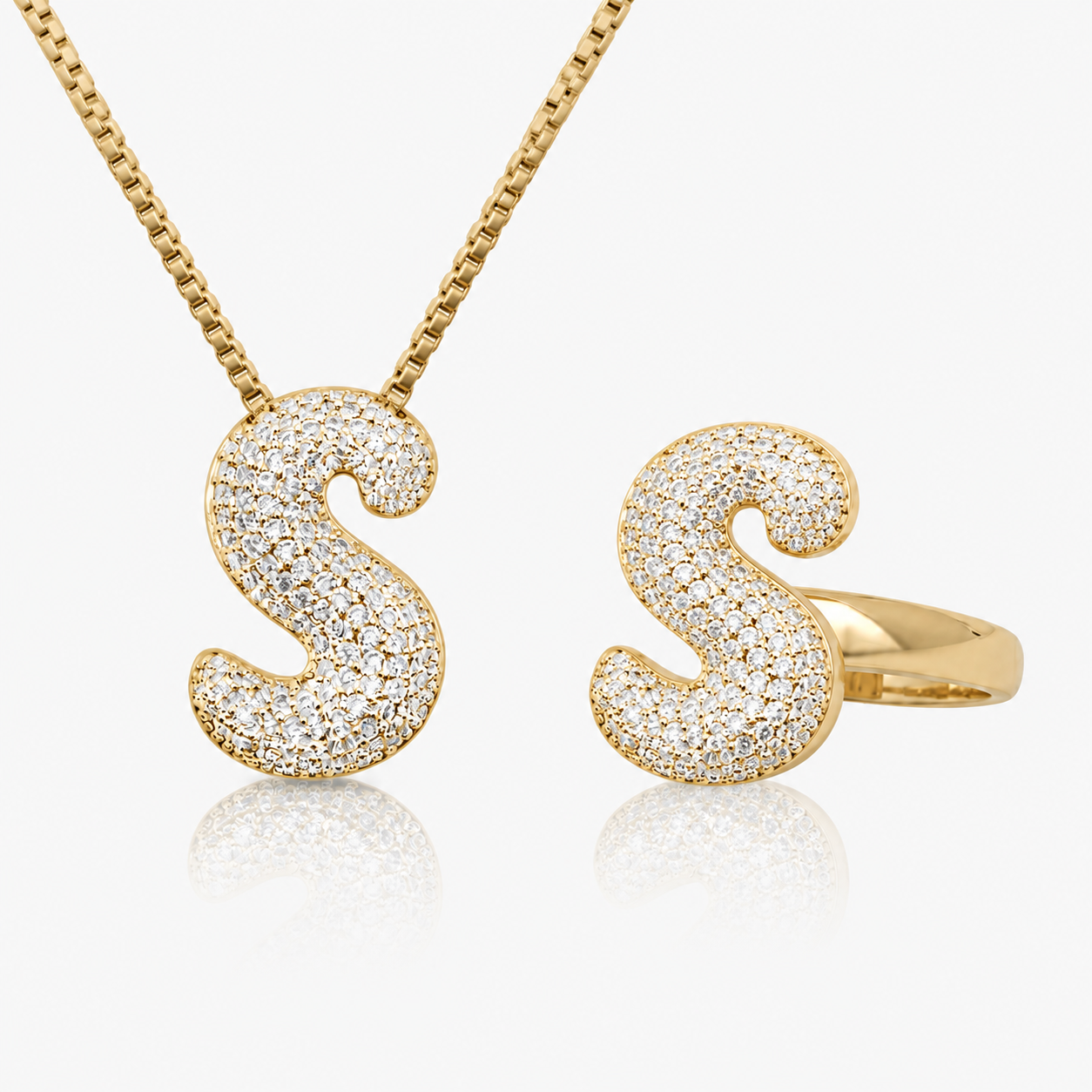 Adore Me Ring & Necklace 2 Piece Bundle - EVRYJEWELS