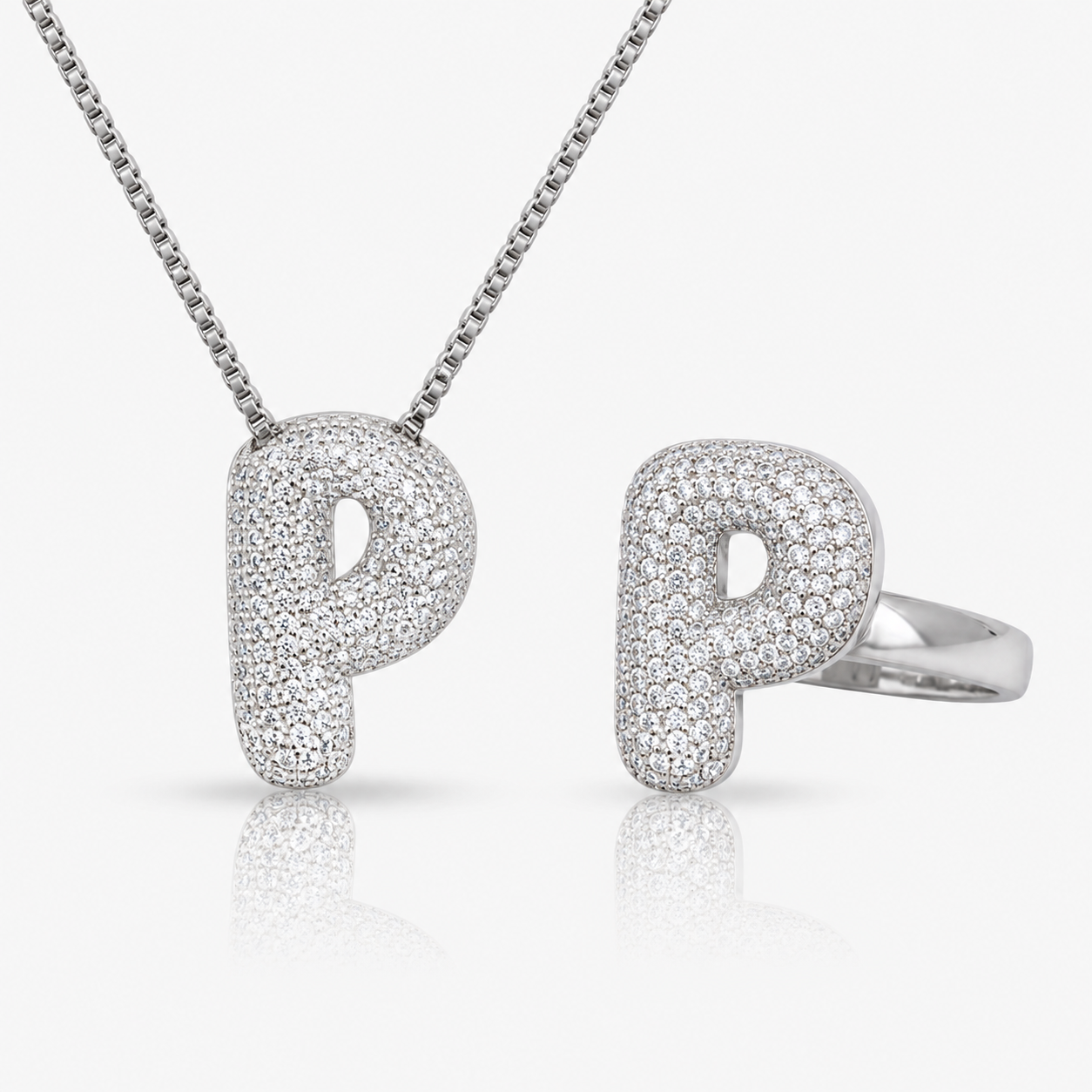 Adore Me Ring & Necklace 2 Piece Bundle - EVRYJEWELS