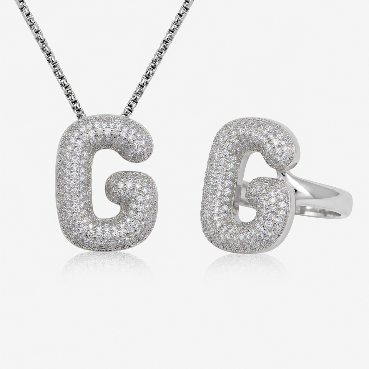 Adore Me Ring & Necklace 2 Piece Bundle - EVRYJEWELS