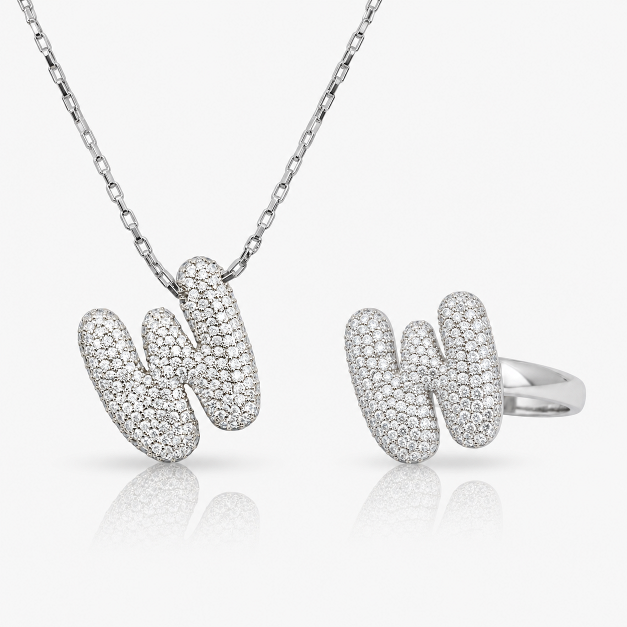 Adore Me Ring & Necklace 2 Piece Bundle - EVRYJEWELS
