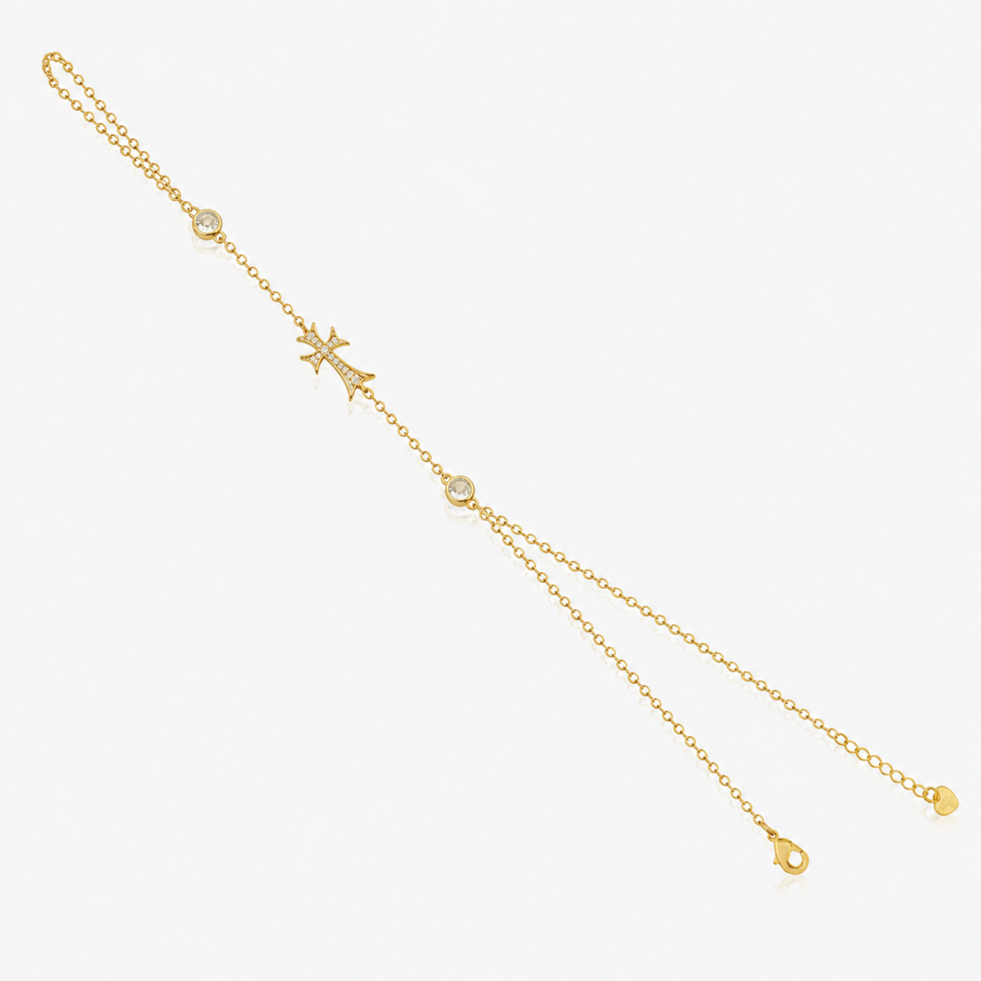 Double Cross Me Hand Chain - EVRYJEWELS