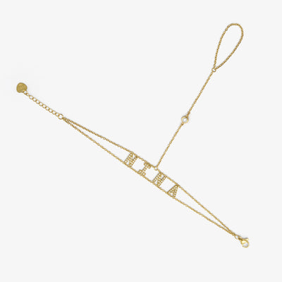 Custom/Personalized Double Hand Chain - EVRYJEWELS