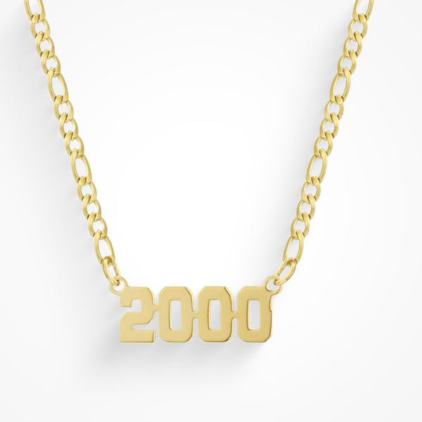 Necklace Chain 2000 Year Necklace Custom/Personalized Number