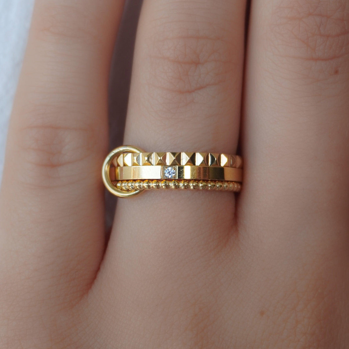 She's a Diva Stacked Ring (GIFTING) - EVRYJEWELS