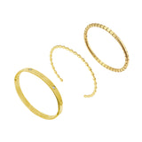 Desert Glow Bundle: 3 Piece Bangle - EVRYJEWELS
