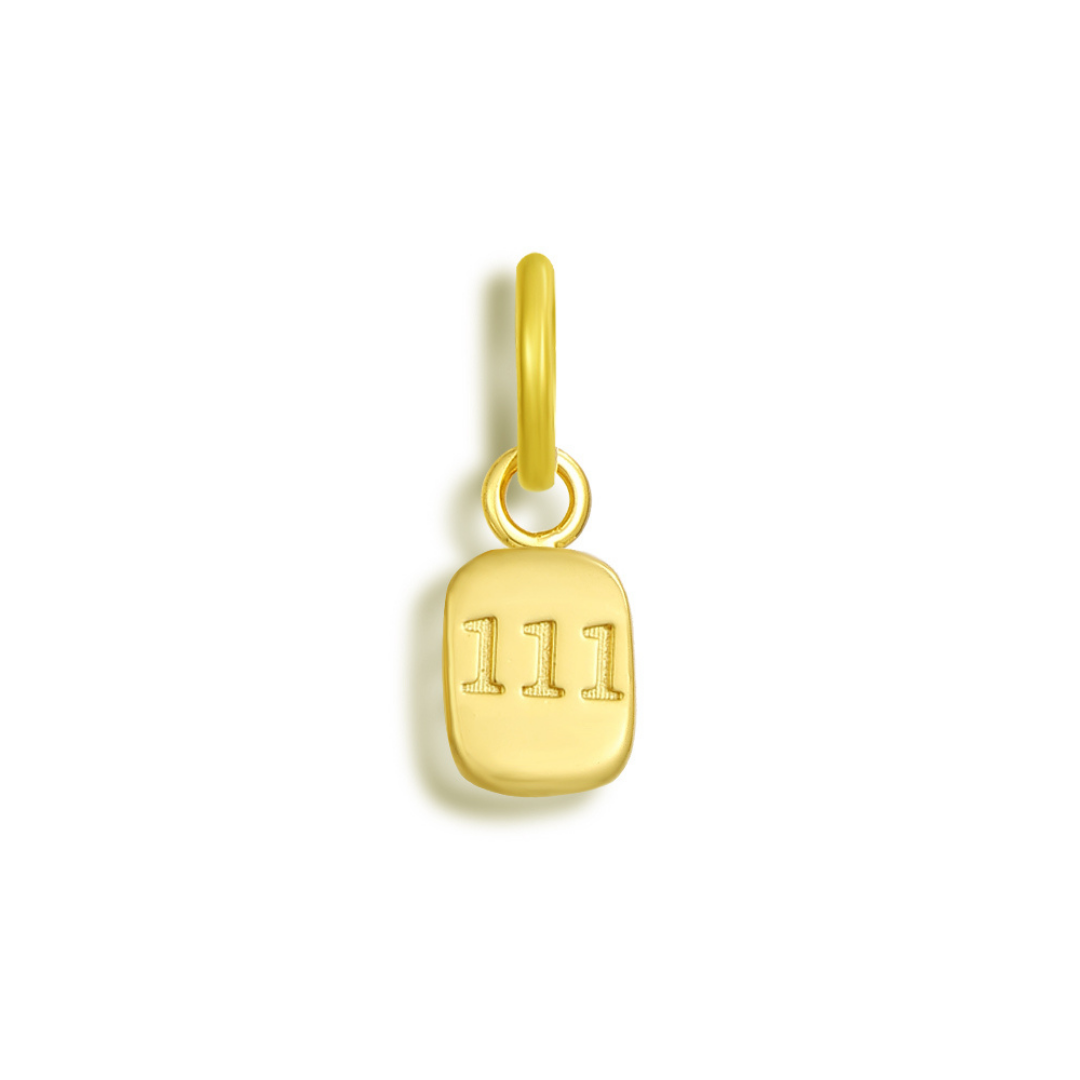 Divine Signs Charm - 111 / Gold