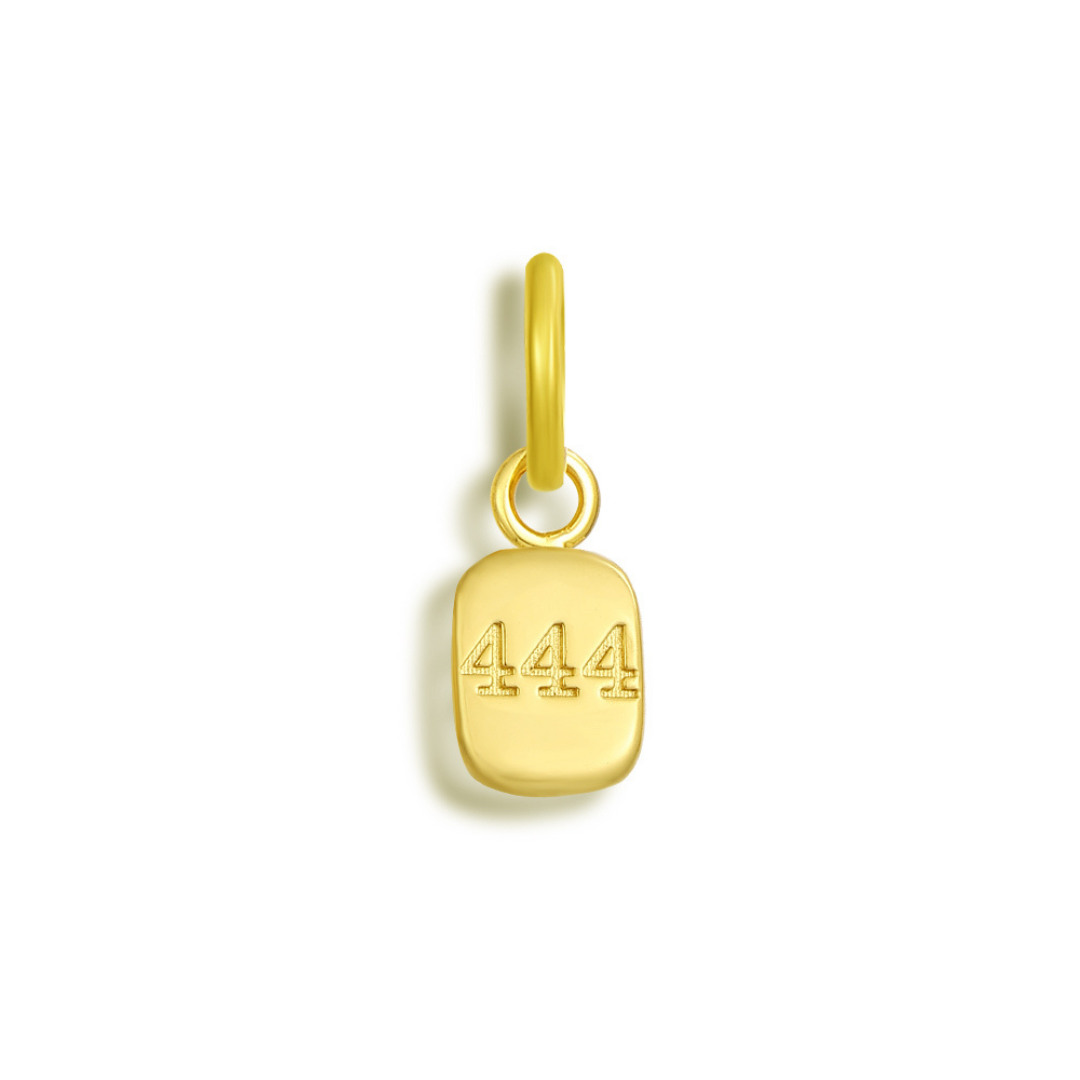 Divine Signs Charm - 444 / Gold