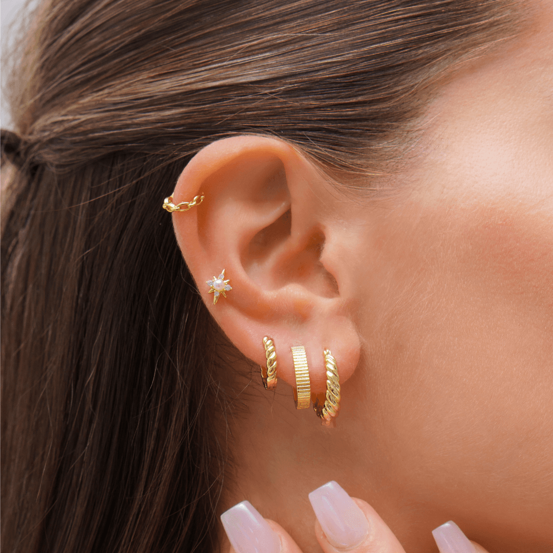 Ridges Earrings - EVRYJEWELS