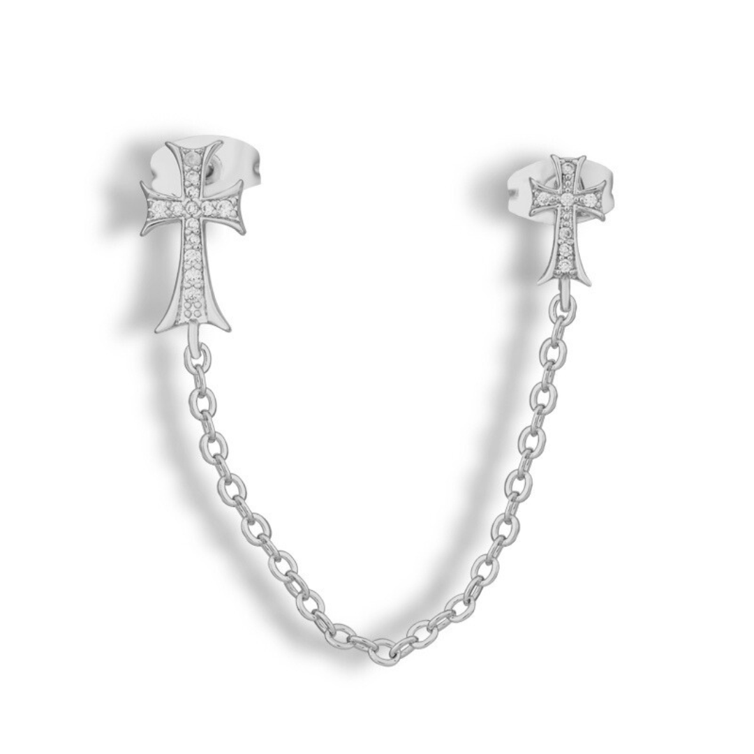 Double Cross Me Earrings - EVRYJEWELS