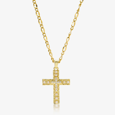 Sweet Pearl Cross Necklace - EVRYJEWELS