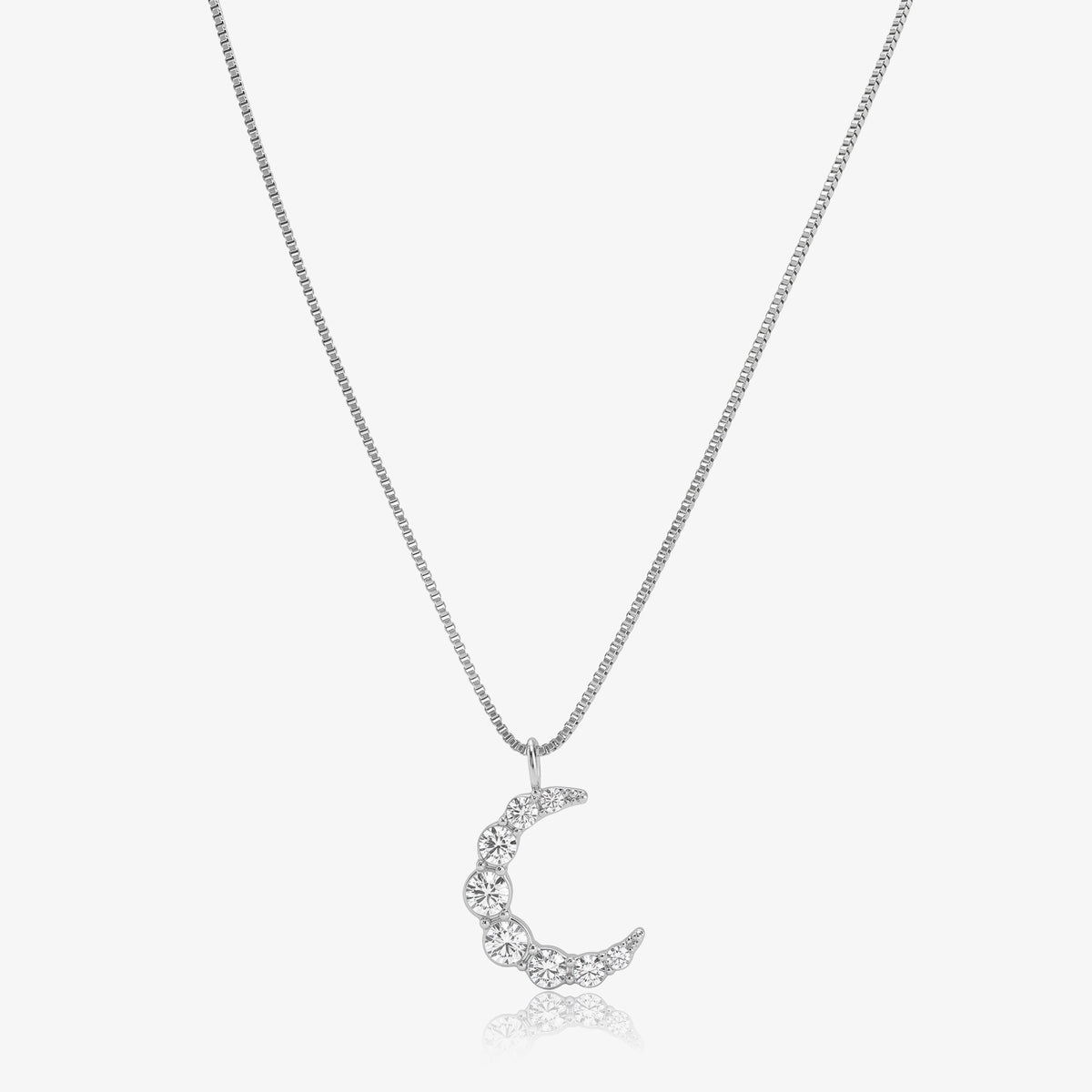 Glowing Crescent Necklace - EVRYJEWELS