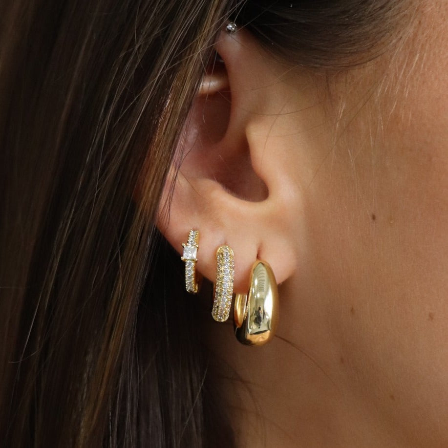 Esme Double Piercing Earrings – Lume Atelier