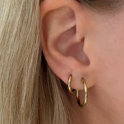 Cutie Thin Hoop Earrings - EVRYJEWELS