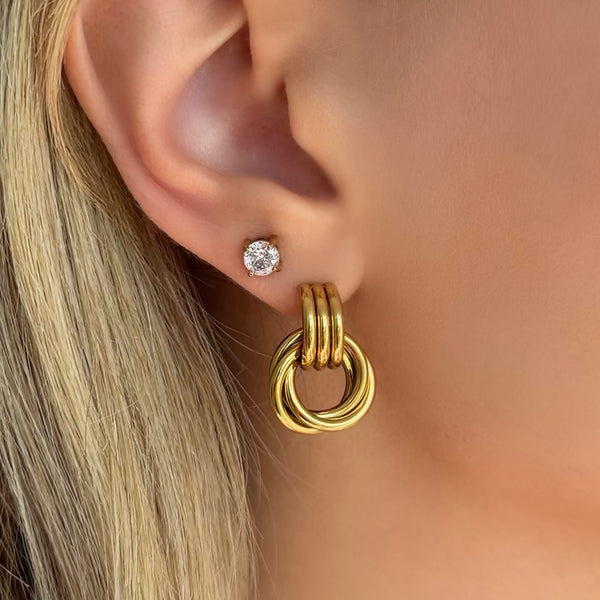 Bordeaux Earrings - EVRYJEWELS