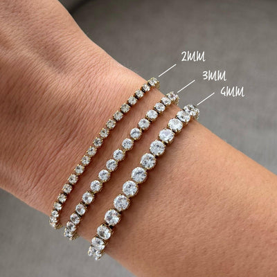 Champagne Tennis Bracelet - EVRYJEWELS
