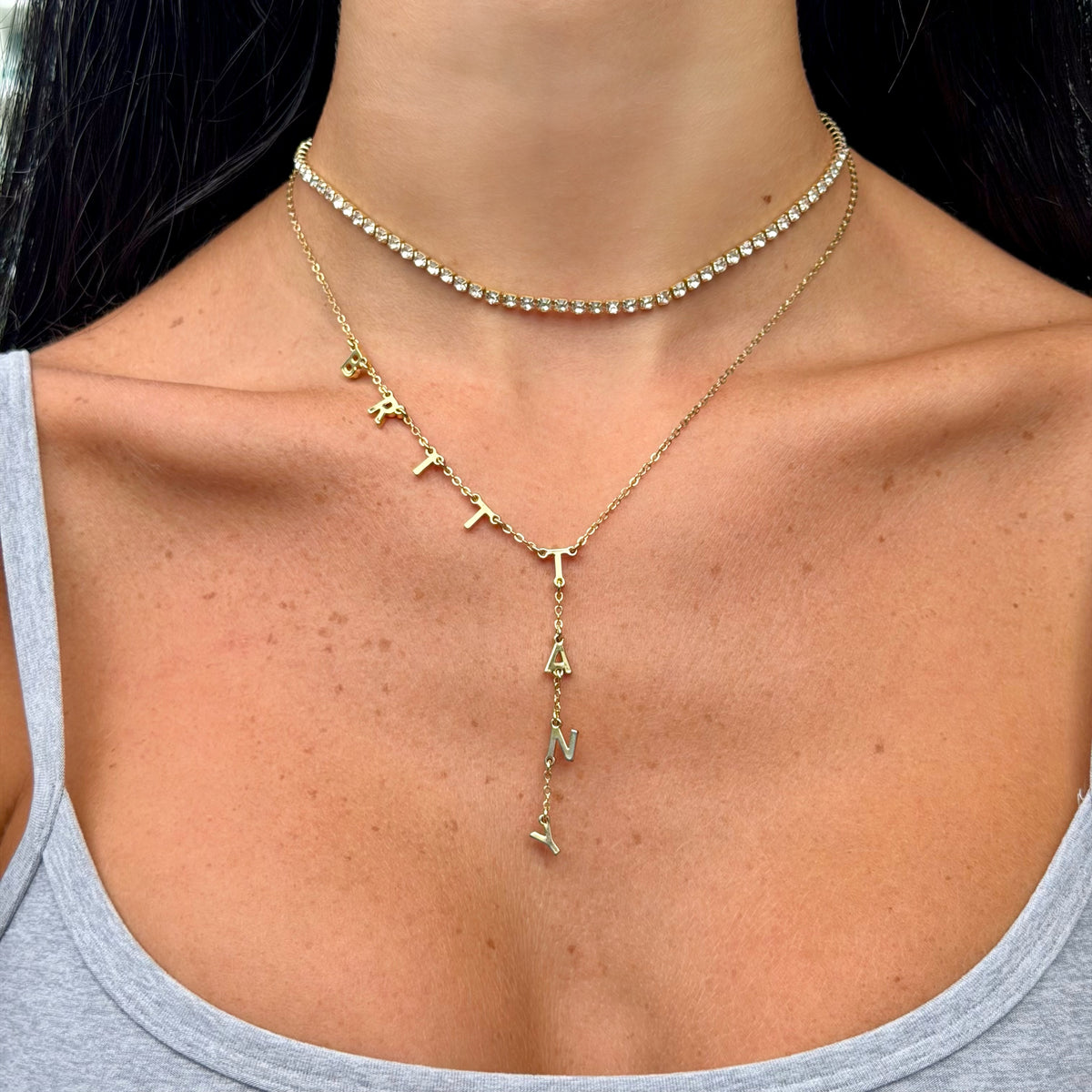 Nena Tennis Necklace - EVRYJEWELS