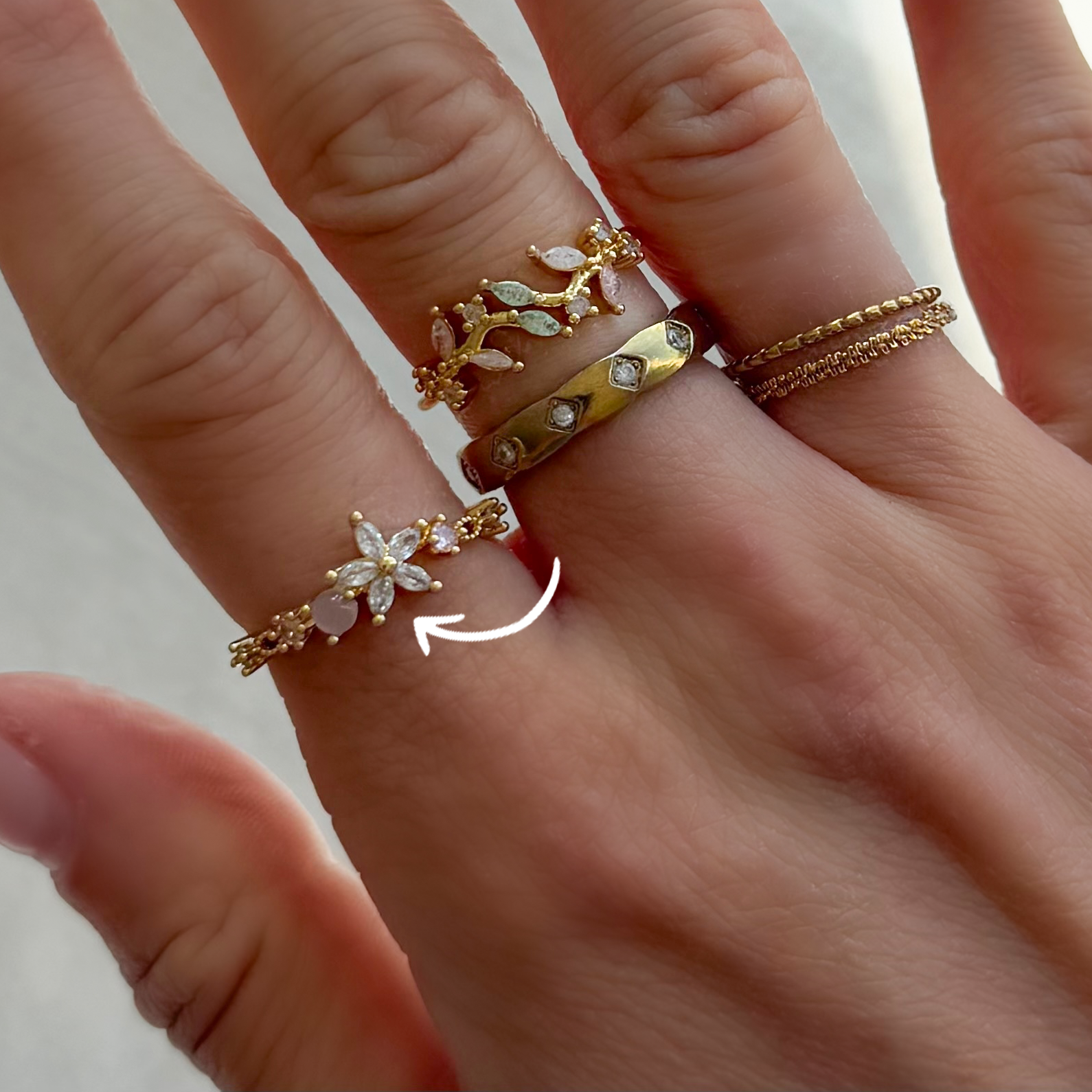 Princess Spark Ring - EVRYJEWELS