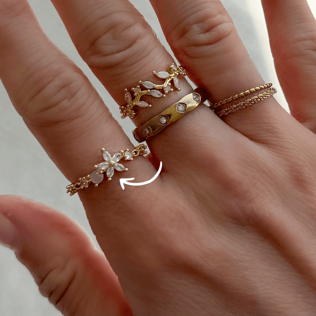 Princess Spark Ring - EVRYJEWELS