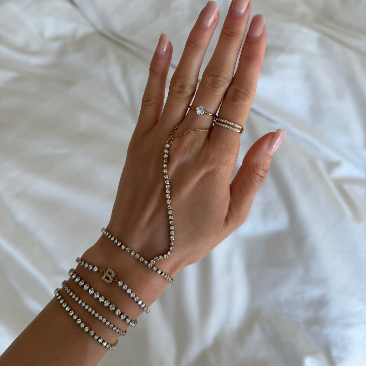 Icy Tennis Hand Chain