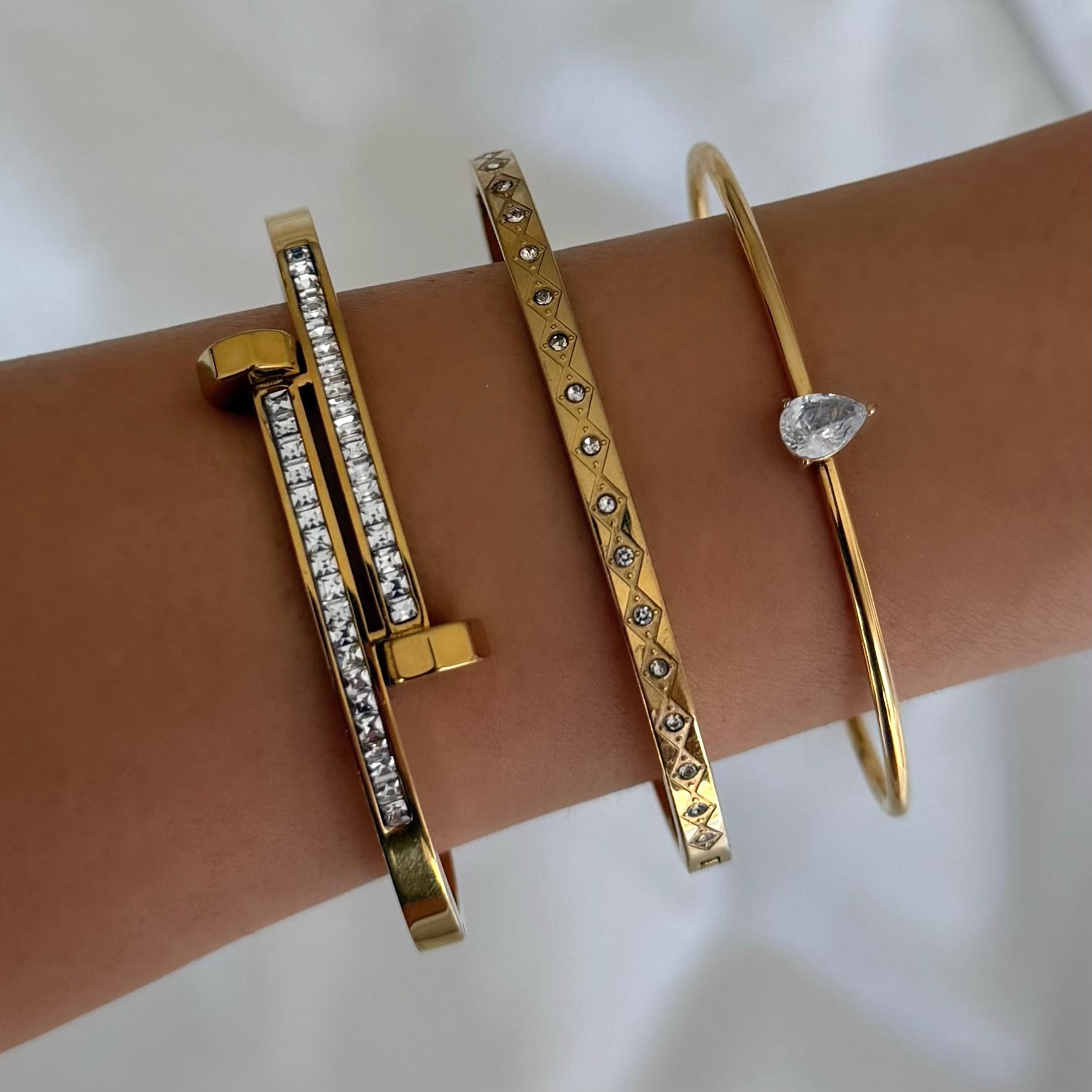 Baby Sparkle Bangle - EVRYJEWELS