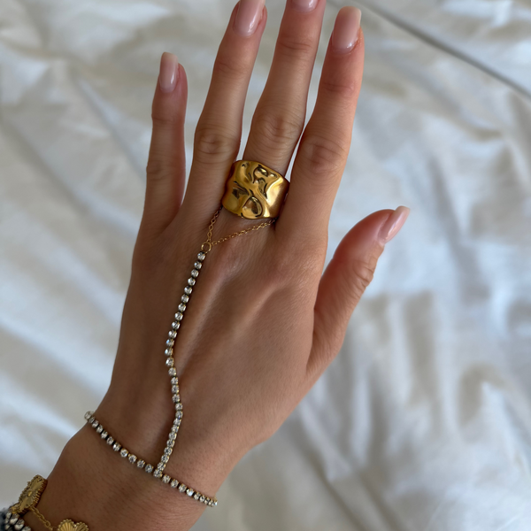 Icy Tennis Hand Chain - EVRYJEWELS