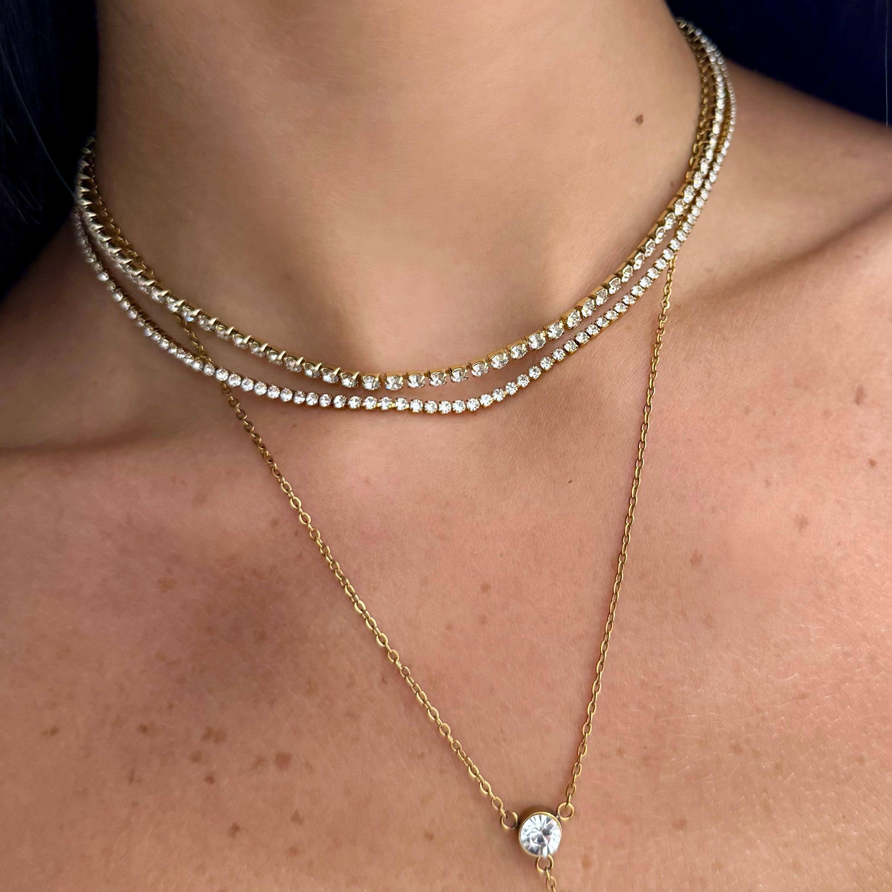 Nena Tennis Necklace - EVRYJEWELS