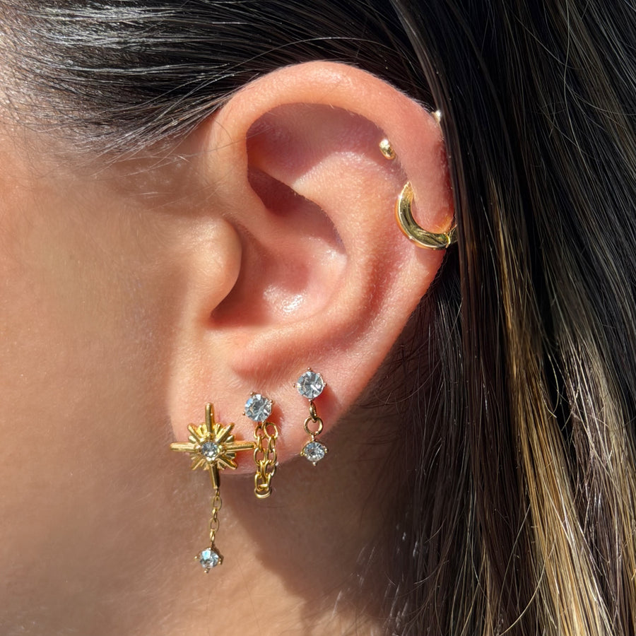 Meet Me At Midnight Flat Back Earring Bundle