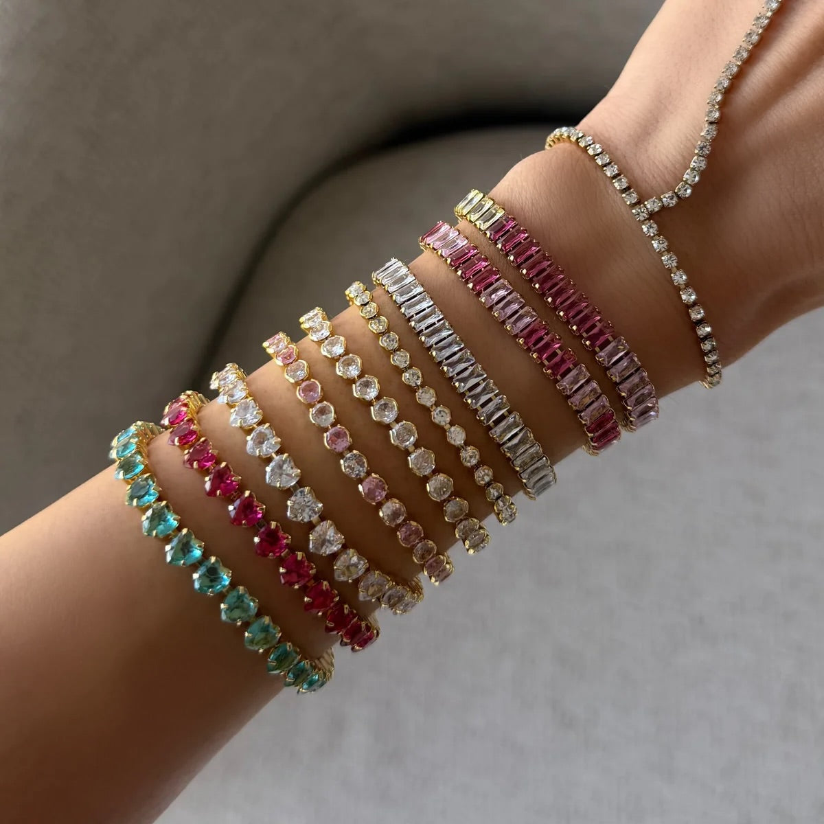 Bracelet Tennis High-Shine