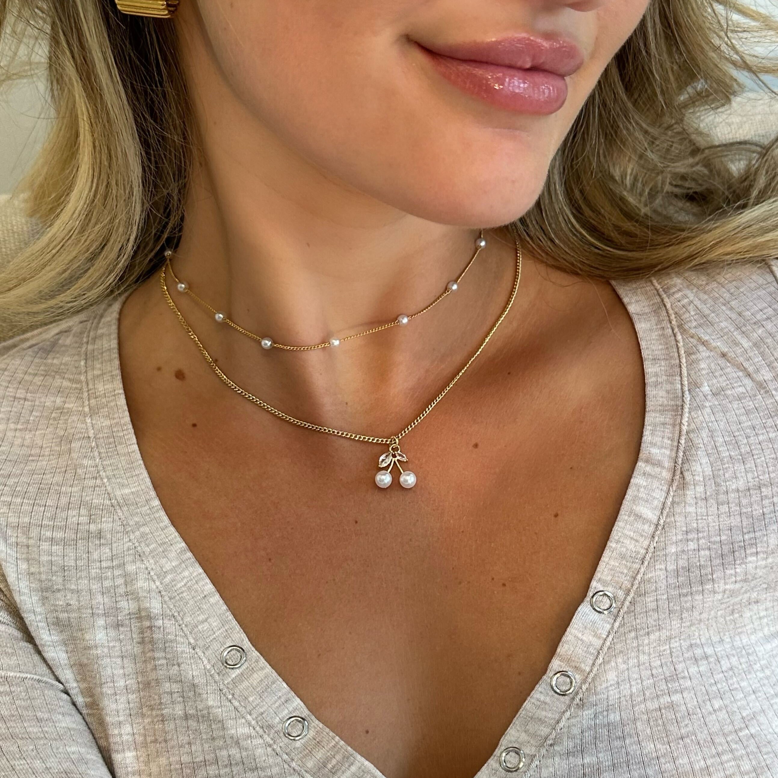 Cherry Kisses Necklace – EVRYJEWELS