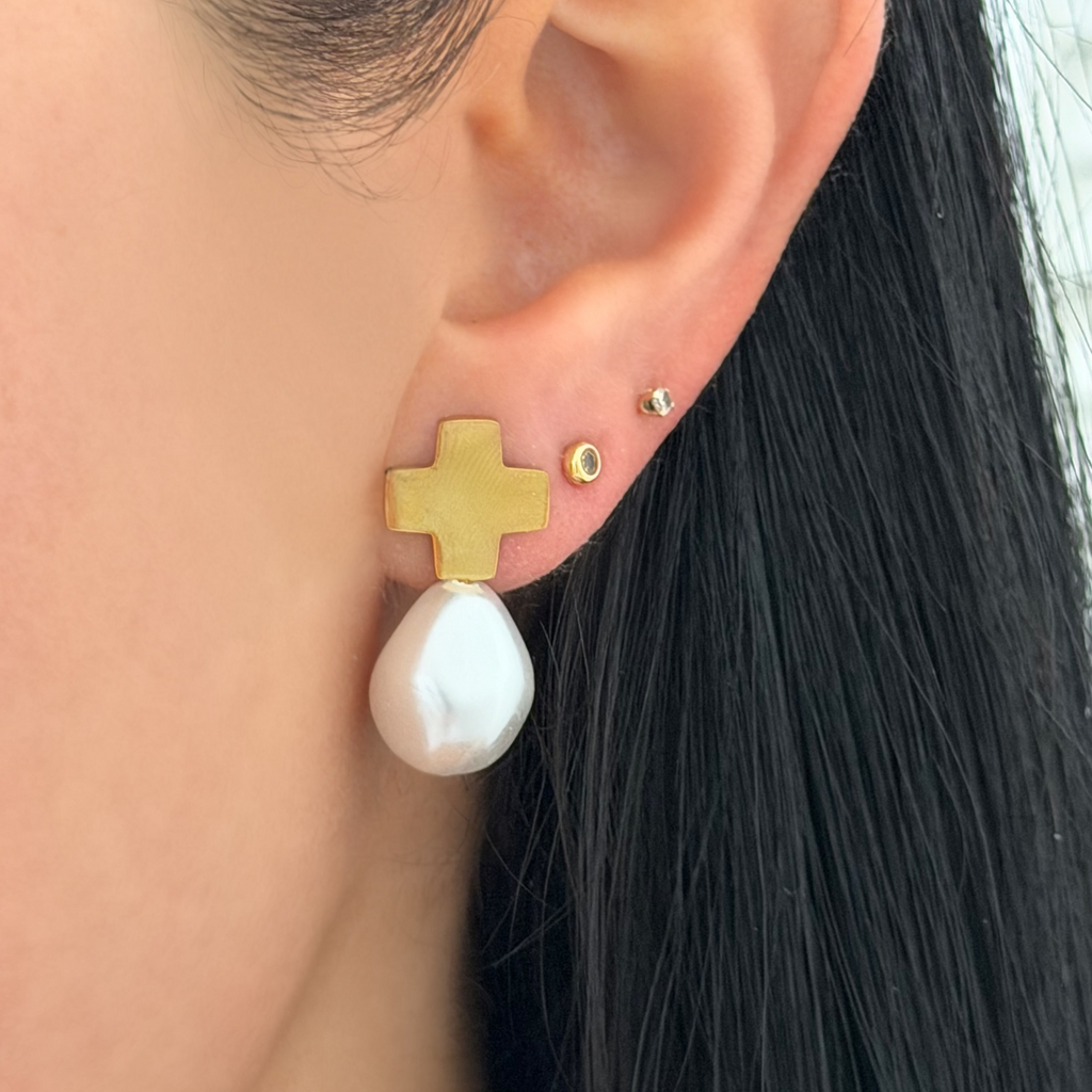 Gracie Pearl Earrings - EVRYJEWELS