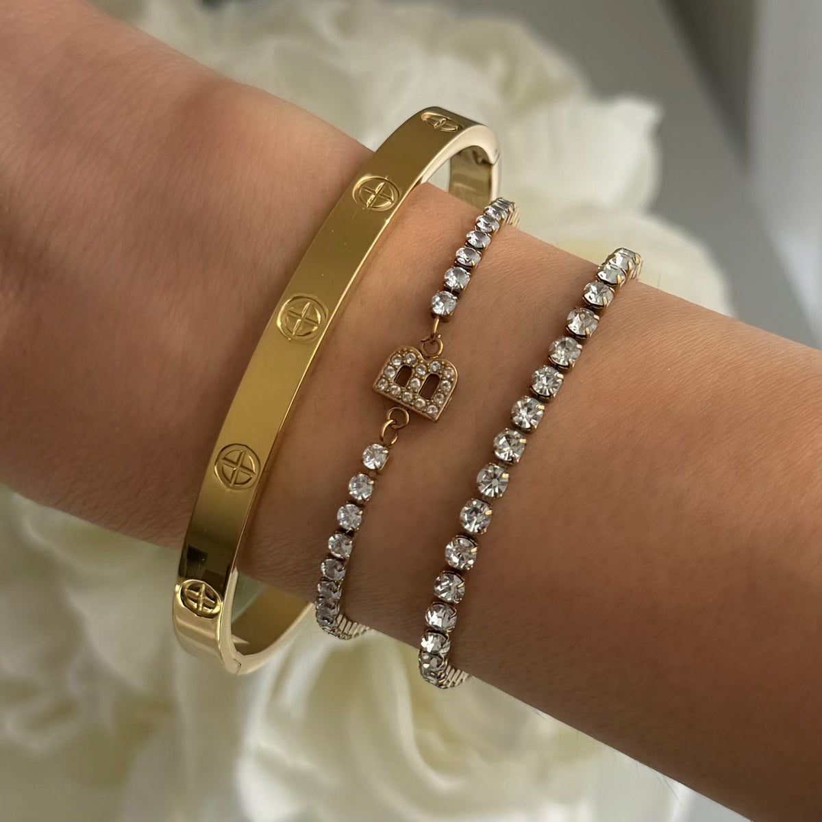 Linked Babe Bangle - EVRYJEWELS