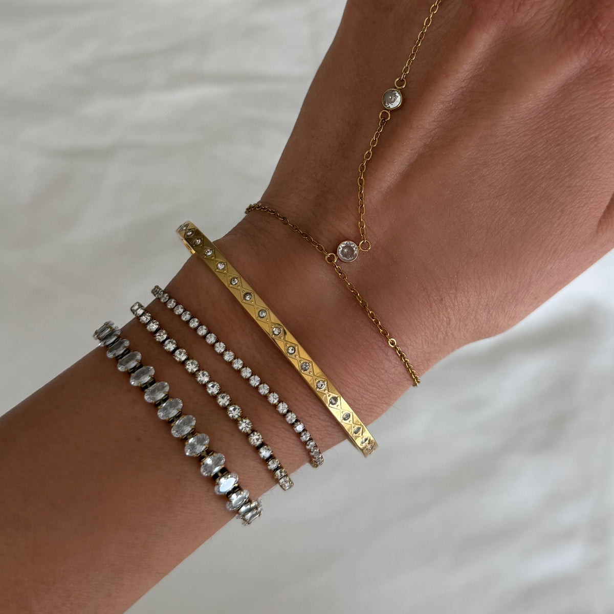 Three Wishes Tennis Bracelet