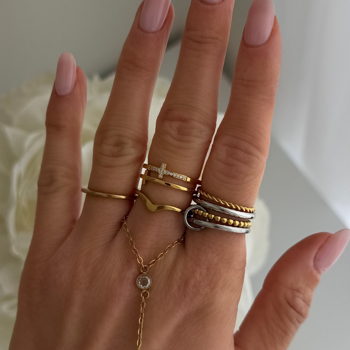 Unbothered Stacked Ring