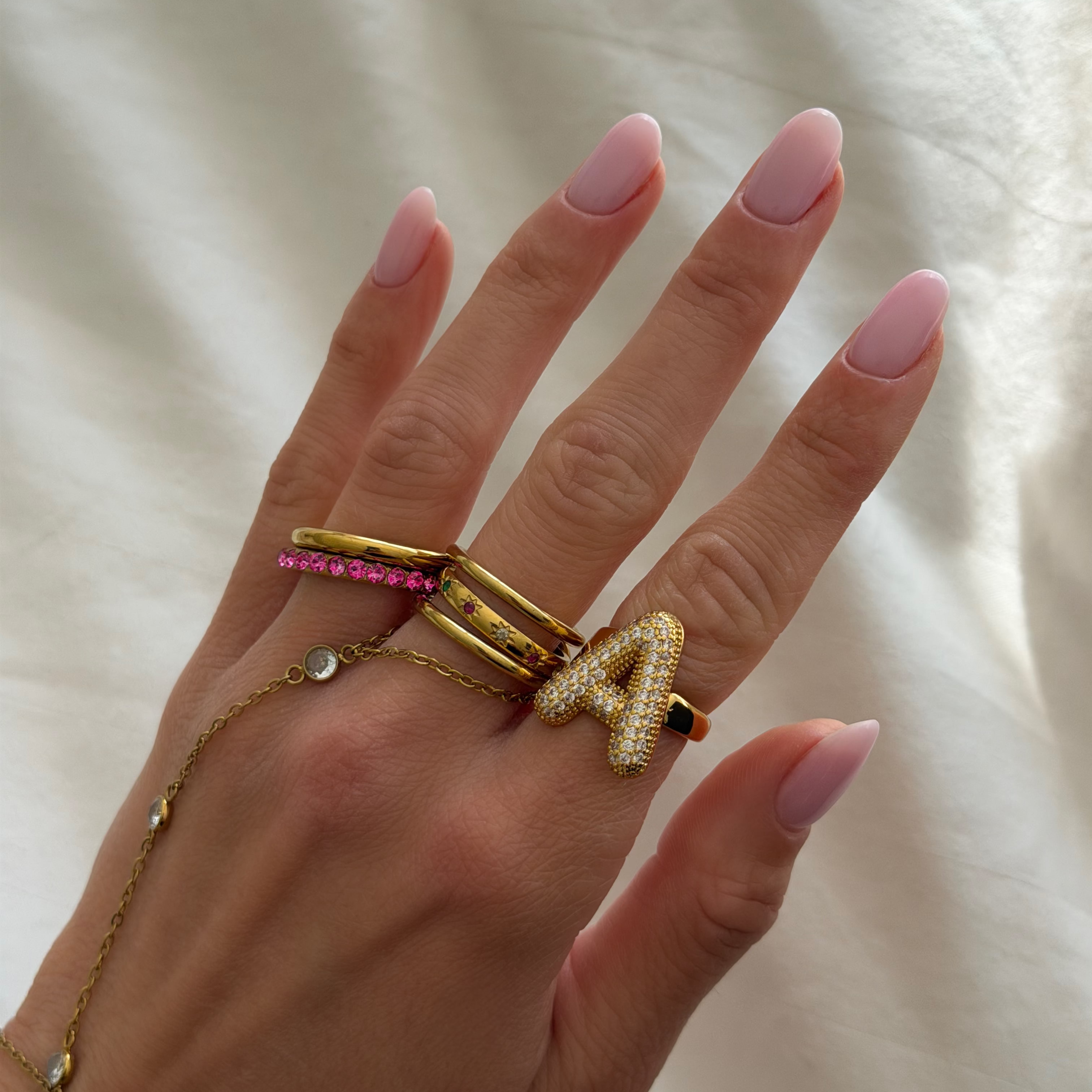 Lulu Stacked Ring - EVRYJEWELS