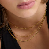 Fine Lines Bundle: 5 Piece Necklace and Bracelet Bundle - EVRYJEWELS