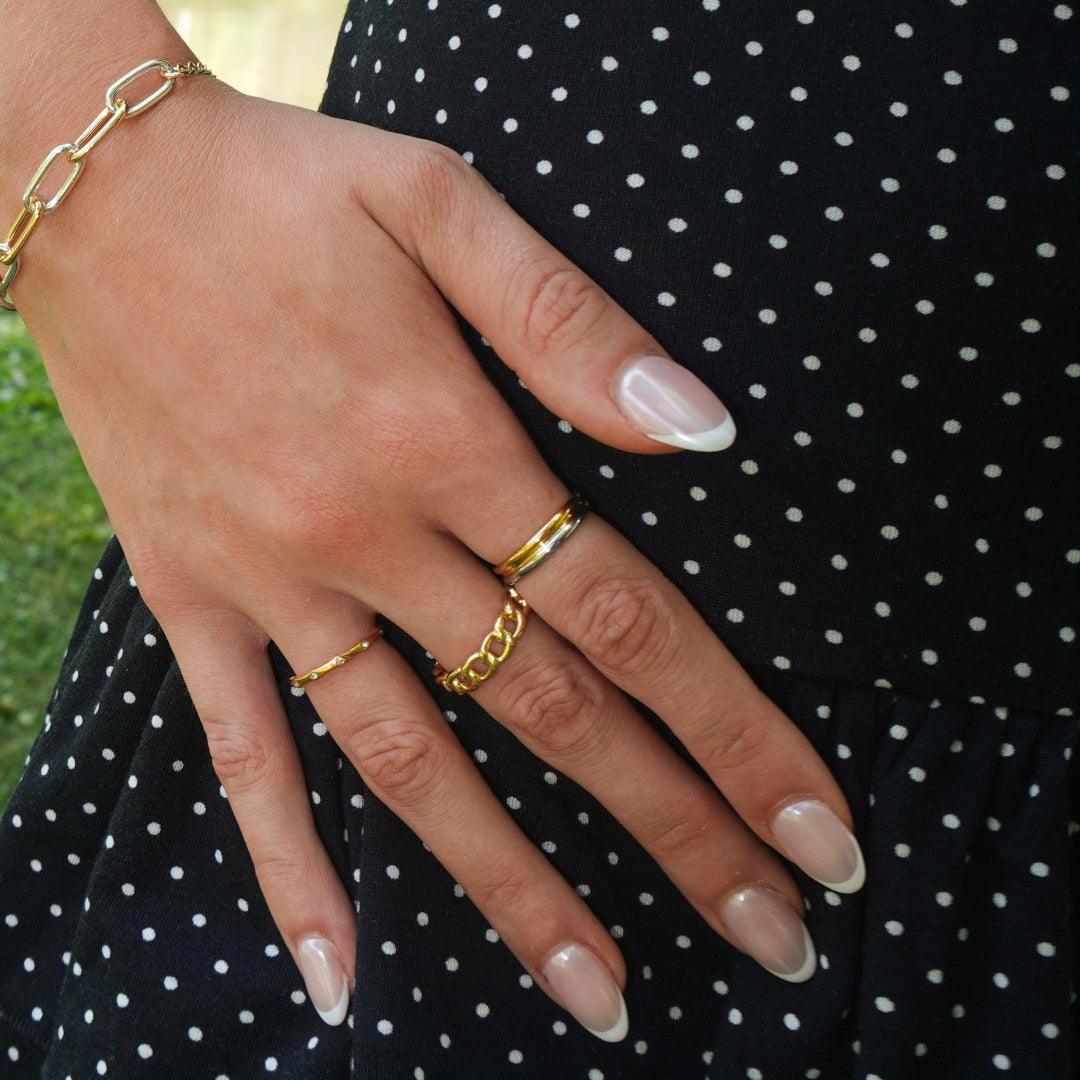 Flip Side Ring - Thin - EVRYJEWELS
