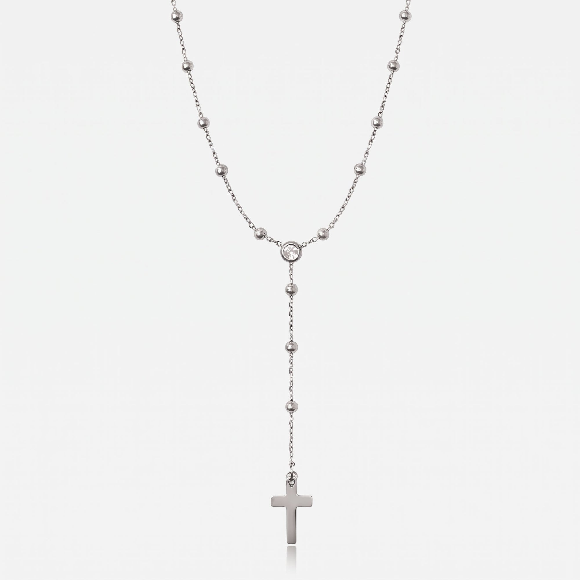 Alessia Lariat Cross Necklace - EVRYJEWELS
